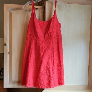 Old Navy Bright Red Smocked Sundress